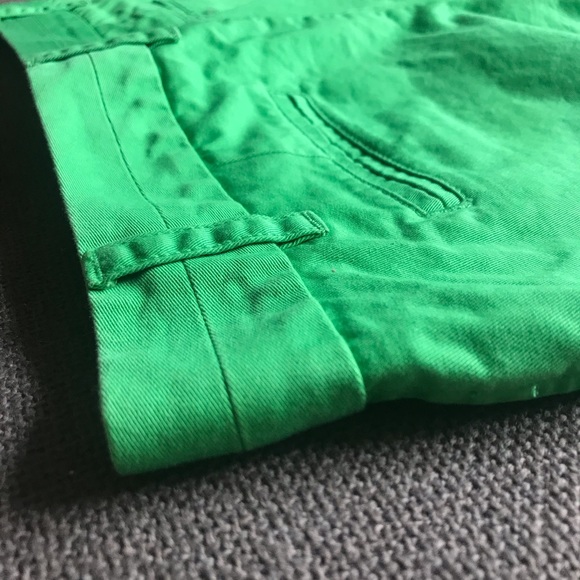 J. Crew Green Shorts, Size 10 - Picture 3 of 5